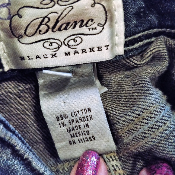WHBM "Blanc" jeans - Picture 5 of 7
